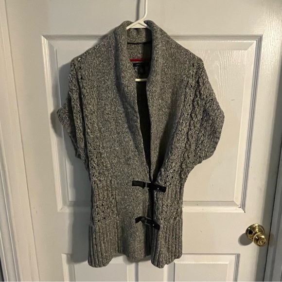 Tommy Hilfiger Gray Women's Cardigan with Toggle Closure - Picture 1 of 4